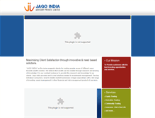 Tablet Screenshot of jagoindia.co.in